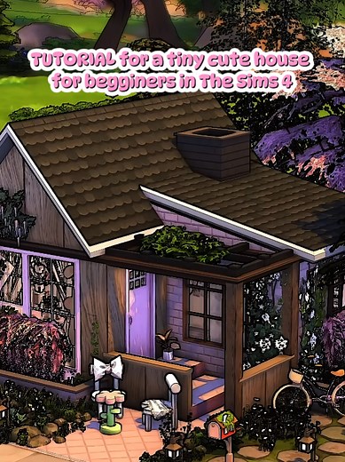 Sims 4 Tiny Cute House Speedbuild Tutorial