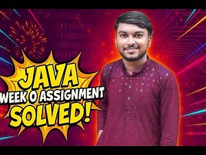 Programming in Java – Week 0 Assignment | NPTEL 2025 | Full Solution