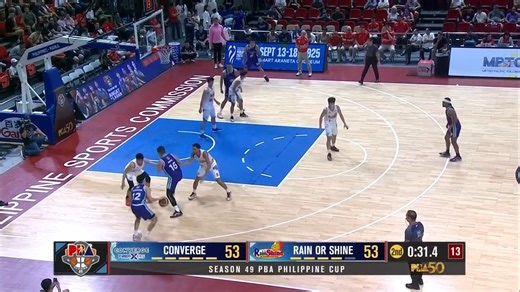 ON THE WINNING TRACK 🟣 The Converge FiberXers continue to roll, claiming their fourth win in the PBA Season 49 Philippine Cup after defeating the Rain or Shine Elasto Painters. #PBASeason49 #PBAAngatAngLaban #PBA50 #OneSports | One Sports