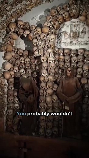 7.6K views · 335 reactions | Why These Monks Built a Chapel of Bones Follow @monkmindsets for more! | Monk Mindset | Facebook