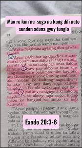 362K views · 6.5K reactions | Exodo 20:3-6 #gospel #biblestudy #bibletruth | Sis. Marites | Facebook