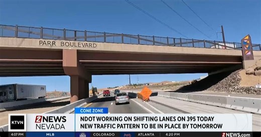 New ramp closures, lane shifts & speed reductions coming to northbound U.S. 395 next week