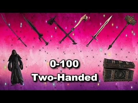 Skyrim How To Get Level 100 Two Handed EASIEST WAY!!!