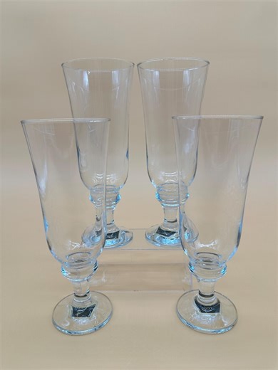 Circleware Capri Pilsner Glasses Set of 4 Collection Elegant 8.5" H - Etsy