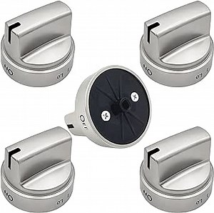 Amazon.com: GE Gas Stove knobs Replacement 5 Packs Compatible with GE Stove Knob PS11729081 AP5989029, D Shaft Size (Not Universal) : Appliances