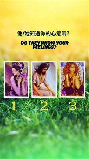 他/她知道你的心意嗎？#免费占卜 #tarot #占卜 #吉吉占卜 #塔罗占卜#love #tarotreading #感情 #tarotcardreading #戀愛