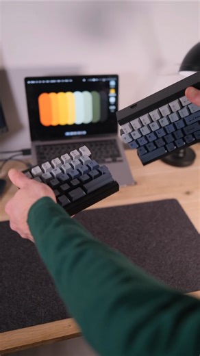 I love breaking the keyboard in half! 😱😜 EPOMAKER Split 65