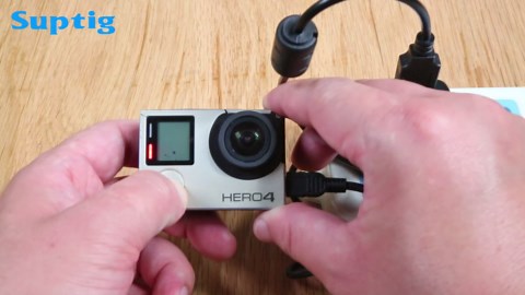 Suptig Mini USB Cable for GoPro Hero 4, 3, 2, 1 Hero 3+ Black Camera Data Sync and Charging Cord, USB A to Mini B Fast Charger Cord for Gopro Hero 3+ Silver Black White