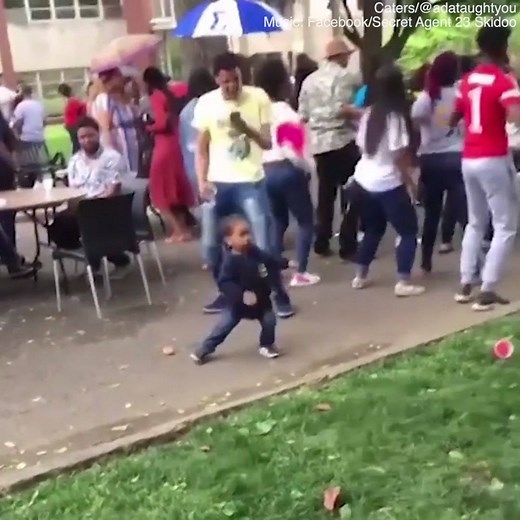 7.2K views · 61 reactions | This two-year-old has the baddest dance moves you've ever seen! | Daily Mail Video | Facebook