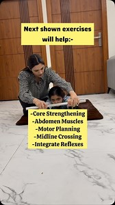 38K views · 362 reactions | 3 exercise to improve Shoulder strength || Core Strengthening || Midline Crossing || Motor Planning || Gross Motor Activites #motorplanning #motorskillsdevelopment #corestrenghthing #posturestability #blessings #maninderkaur #midline #physicalactivity | Blessings | Facebook