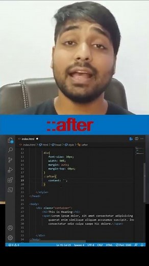 After Selector In CSS | ::after