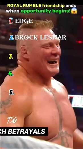 Top 5 WWE Royal Rumble: When Friendship Ends & Opportunity Begins 😱 | Shocking Betrayals!