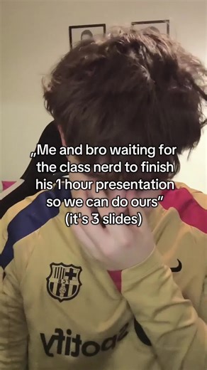 Waiting for the Class Nerd's Presentation