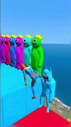 King Monster & Joker vs Giant Colorful Spider-Man | Epic Superhero Football Battle! | Who Wins?