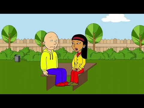 Caillou and Sarah Hangs out and asks to go on a date