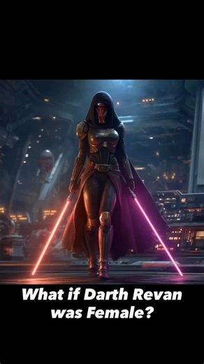 Irho Oskea on Instagram: "Female Darth Revan - Generated using Midjourney AI When you played KOTOR the first time did you make a Male or Female character? Lightside or Darkside? #starwarsaiart #midjourney #midjourneyart #midjourneyai #starwars #starwarsart #conceptart #starwarsfanart #starwarsedit #starwarstheory"