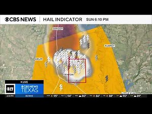 KTVT CBS News Texas Severe Weather Coverage September 21, 2025