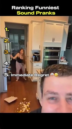 Ranking funny sound pranks 😂❤️ comment your favourite 🤩