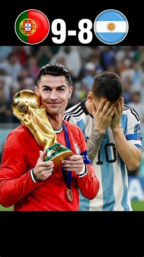 Ronaldo Destroyed Lionel Messi | Portugal vs Argentina Epic Penalty Shootout Drama 🥶