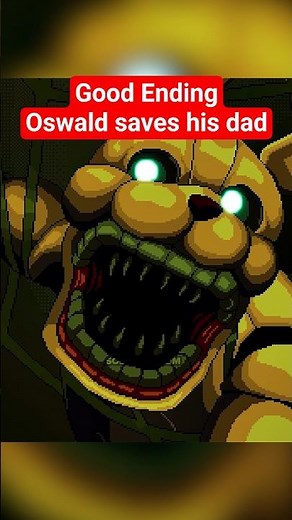Oswald Defeats The Yellow Rabbit | FNAF Into The Pit (Good Ending)