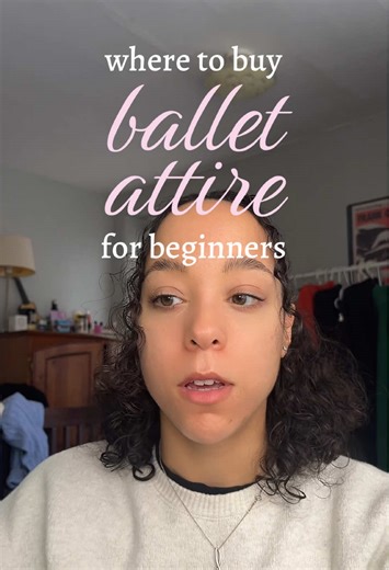 Where to buy ballet attire for beginners! 🩰 1. Go into a brick-and-mortar store to figure out your size, and what you do / don’t like. Leotards & shoe sizes are very different than street sizes (e.g. I wear XL ballet tights, but for normal everyday tights I wear a S/M). 2. Shop online! Depop, eBay, & Mercari are just a few places that are good for second-hand items. Etsy is great for custom made items, and Amazon / SHEIN has decent affordable options, but shop small if you can! There are plenty