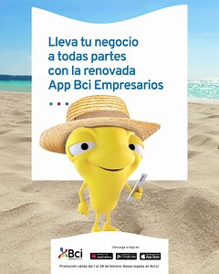 Conéctate con tu negocios donde estés con la renovada App Bci Empresarios, conoce más en: https://bit.ly/32fgoXr | Banco Bci