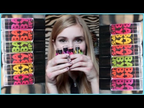 Maybelline Baby Lips Electro Collection Swatches + Review!