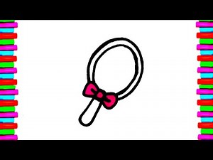 How to draw a mirror / Drawing and painting a mirror