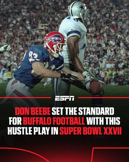 Touchback. No score. Bills ball. When Buffalo showed they’d never stop fighting. 🎥 30 for 30: ‘Four Falls of Buffalo’ #buffalo #bills #espnnfl #don #superbowl