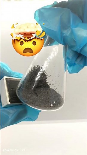 Cool Magnetic Sand Science Experiment (iron Filings)
