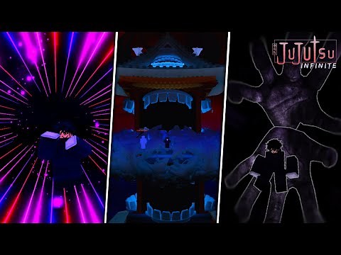 All 18 Cursed Techniques in Jujutsu Infinite Showcase + Domain Expansion