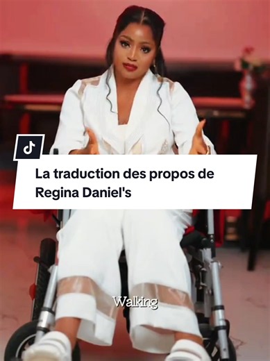 Voici les traductions de la sortie de Regina Daniel. #reginadaniels #francais #france