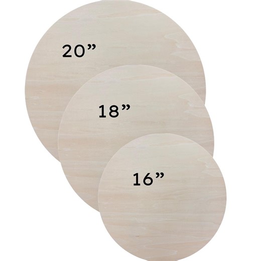 5 Pack 1/2 Inch Birch Blank Circles 16" 18" 20" Blank Door Sign Wedding Sign C02 Laser Sign Blank - Etsy