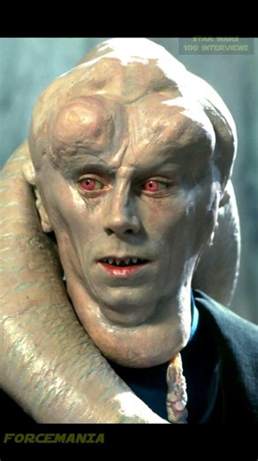 Bib Fortuna's Balloons Squeezed - Star Wars 100 Interviews #shorts #starwars #deletedscenes