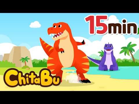 Tyrannosaurus VS Spinosaurus 🦕🦖 | Dinosaur Adventures | Children's Songs & Rhymes | #ChitaBu