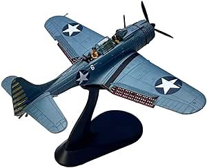 1/72 Scale WWII Midway SBD Dauntless Dive Bomber Plane Diecast Metal Aircraft Model Gift Ornament Collection