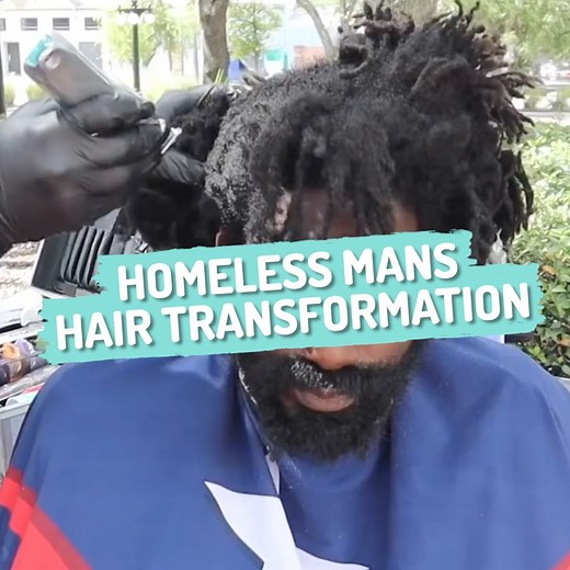 896K views · 5.4K reactions | Watch this mans transformation as he gets his first haircut in over 3 years | Ultimate | Facebook