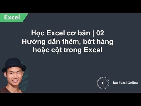 Learn Basic Excel | 02 Instructions for adding or removing rows or columns in Excel