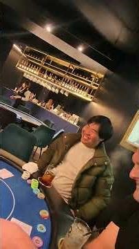 What a wild run out in this poker hand in Japan!!