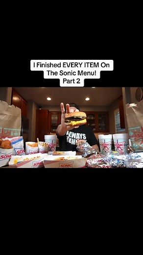 Tackling the Entire Sonic Menu Challenge