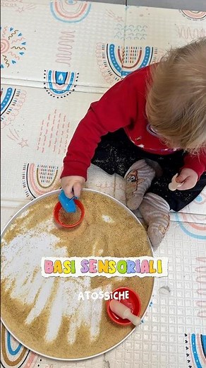 Non-toxic sensory base for safe play for children, even very young ones
