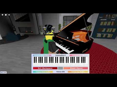 Chopin - Nocturne op.9 No.2 (Roblox Virtual Piano)(also cool sheets)