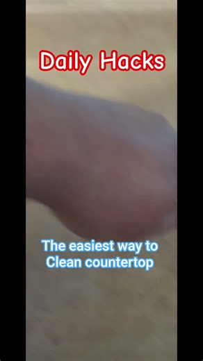 The easiest way to Clean countertop