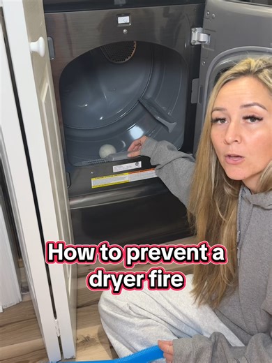 Dryer fires are a real thing and I will do whatever I can to prevent one! This attachment is genius and I can’t believe how much lint it picked up that I could never reach 😱 #dryerventcleaning #dryer#fyp -tfkqjb-4