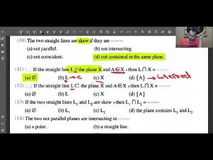 Exercise (1) Solid geometry