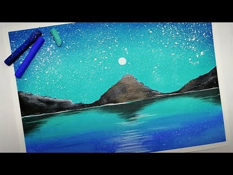 LAGO ESTRELLADO | GISES PASTEL | FACIL