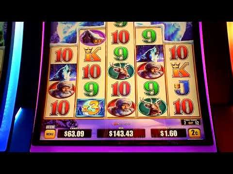 Timber Wolf Triple Power Slot Machine GOOD WIN Bonus