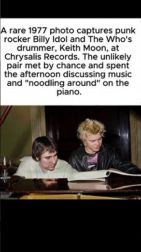 Punk Meets Rock God: Billy Idol and Keith Moon's 1977 Jam Session