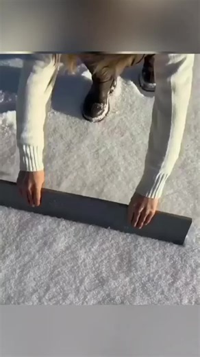 Epic Snow Castle Built by One Woman