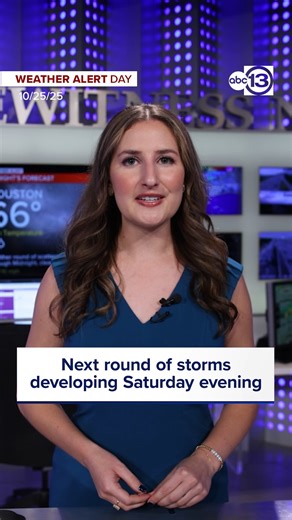 21K views · 123 reactions | Our ABC13 Weather Alert remains in place through this evening with another batch of scattered strong storms expected late tonight. Tune in with meteorologist ABC13-Elyse Smith tonight after the game and stay weather aware. | ABC13 Houston | Facebook
